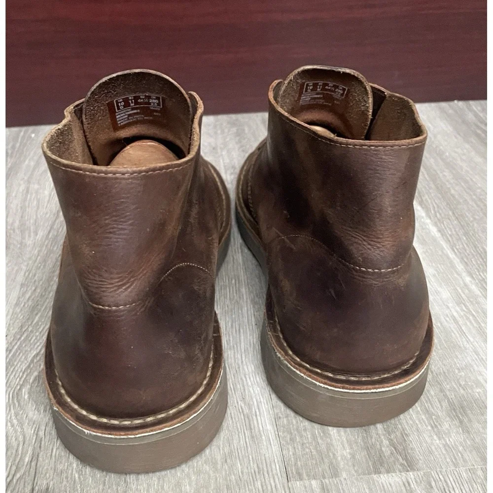 Clarks‎ Collection Men's Brown Leather Chukka Boots Size 11M